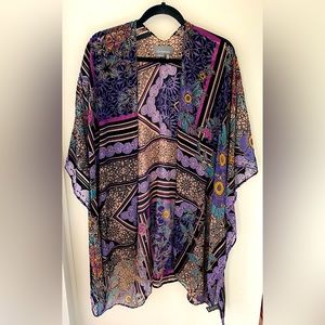 Anthropologie Burn-Out Velvet Over Piece